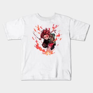 DEMON SLAYER FIRE Kids T-Shirt